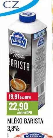 MLÉKO BARISTA 3,8% 1 l