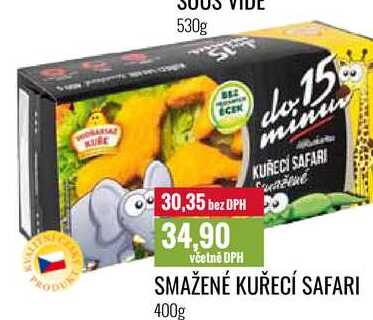 SMAŽENÉ KUŘECÍ SAFARI 400g  