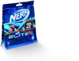 Nerf Elite 2.0
20 náhradních
šipek