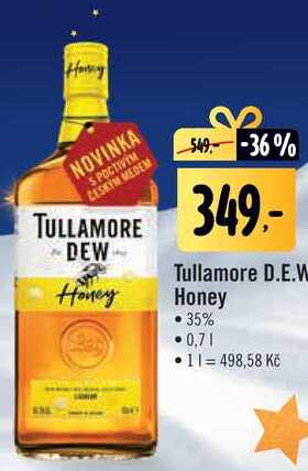 ARCHIV | Tullamore D.E.W Honey 35% 0,7 l v akci platné do: 2.12.2021 ...