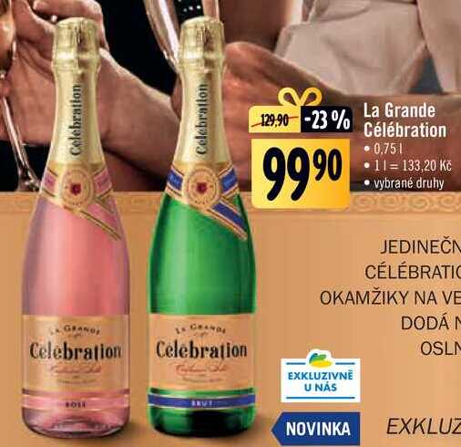 La Grande Célébration, 0,75 l