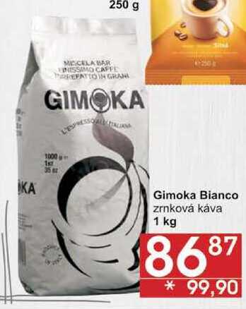 Gimoka Bianco zrnková káva, 1 kg