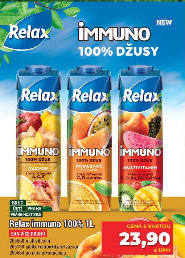 Relax immuno 100% 1L