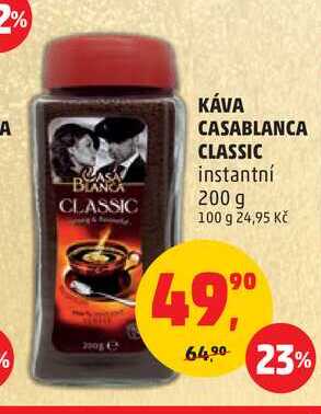 KÁVA CASABLANCA CLASSIC, 200 g 