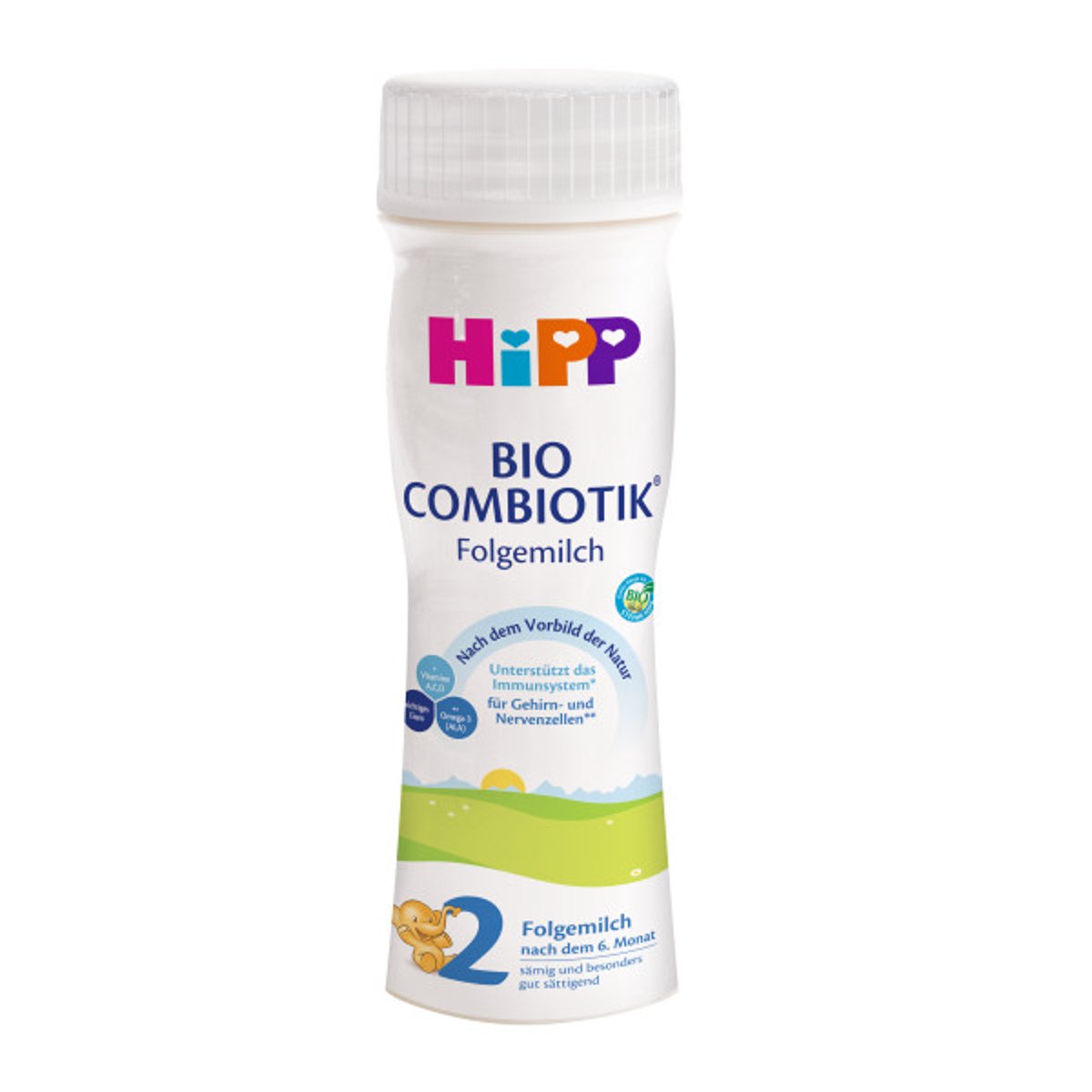 HiPP BIO Combiotik 2 pokračovací mléčná tekutá kojenecká výživa