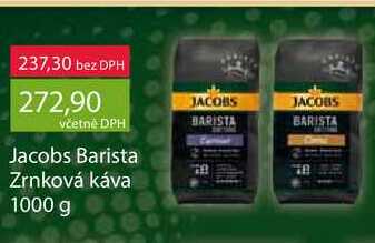   Jacobs Barista Zrnková káva 1000 g   v akci