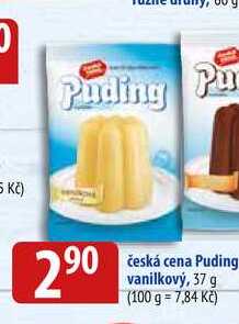 Česká cena Puding vanilkový, 37 g