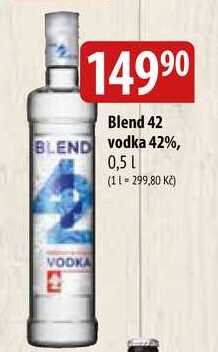 Blend 42 vodka 42%, 0,5l