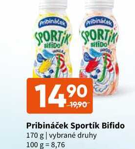   Pribináček Sportík Bifido 170 g 
