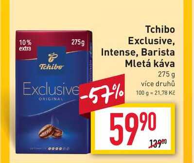 Tchibo Exclusive, Intense, Barista Mletá káva 275 g 