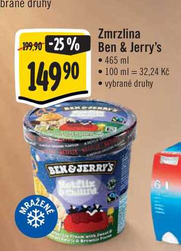  Zmrzlina Ben & Jerry's 465 ml 