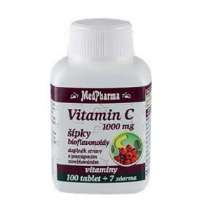MedPharma Vitamin C 1000 mg s šípky, 107 tablet