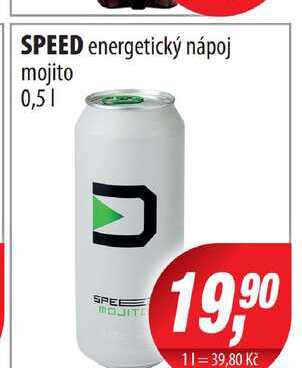 SPEED energetický nápoj mojito 0,5l