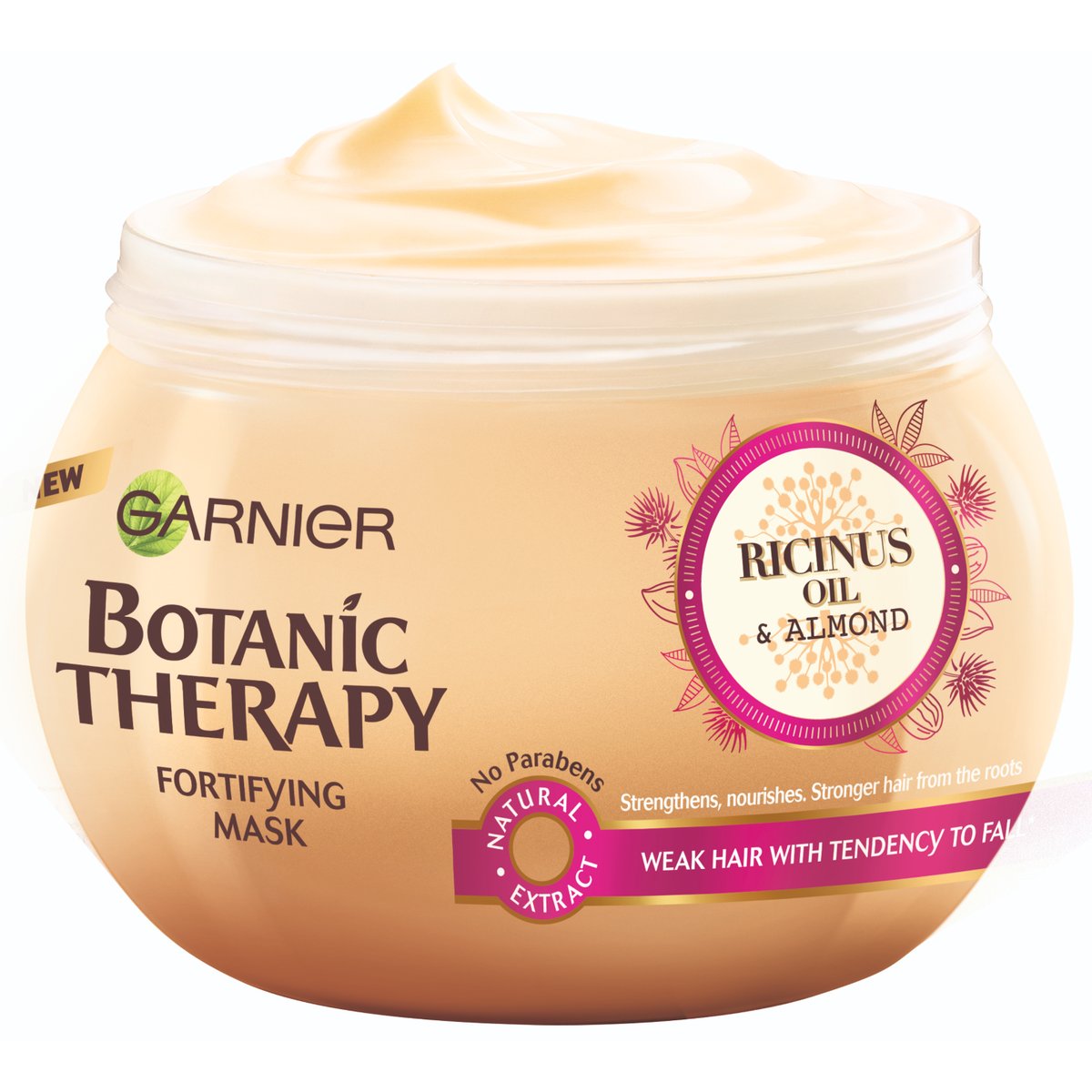 Garnier Botanic therapy ricinus oil & almond Maska na vlasy s ricinovým a mandlovým olejem