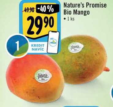 Nature's Promise Bio Mango, 1 ks 