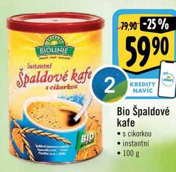 Bio Špaldové kafe, 100 g