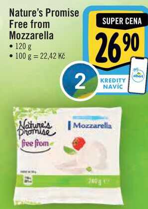 Nature's Promise Free from Mozzarella, 120 g