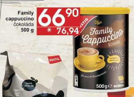 Family cappuccino čokoláda, 500 g