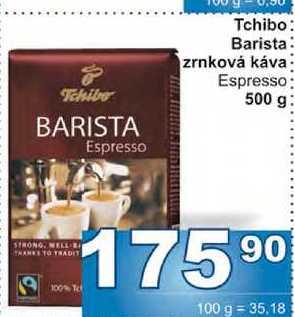 Tchibo Barista zrnková káva Espresso 500 g