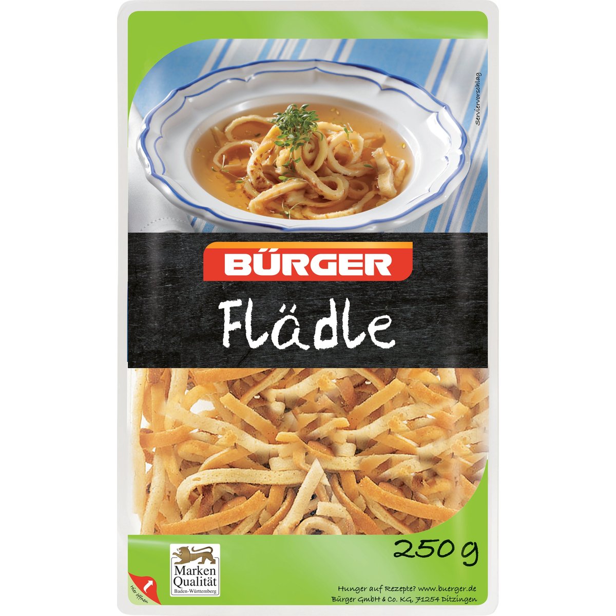 Bürger Fritátové nudle