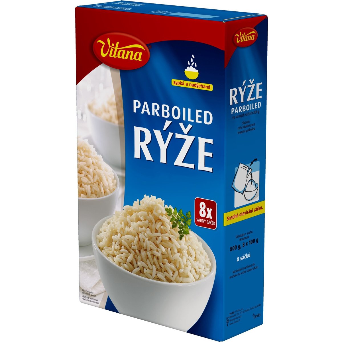 Vitana Parboiled rýže ve varných sáčcích
