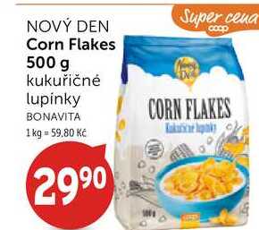 Nový den Corn Flakes 500 g kukuřičné lupinky