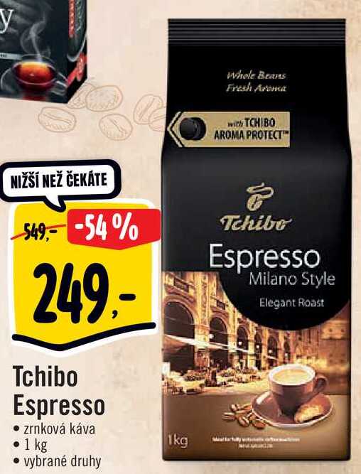 Tchibo Espresso zrnková káva, 1 kg 