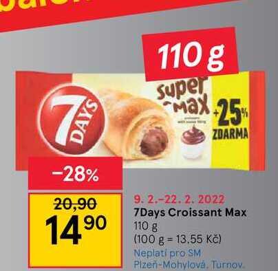 7Days Croissant Max 1110 g