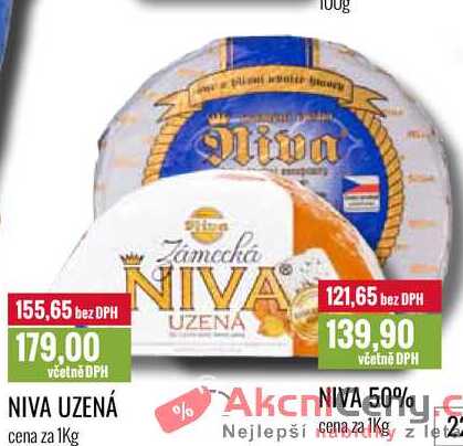 NIVA UZENÁ 1 kg za 179 / NIVA 50% cena za 1kg za 139,90