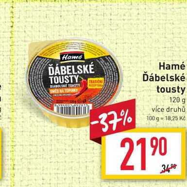 Hamé Ďábelské tousty směs na topinky 120g