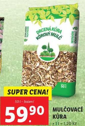 MULČOVACÍ KŮRA, 50 l