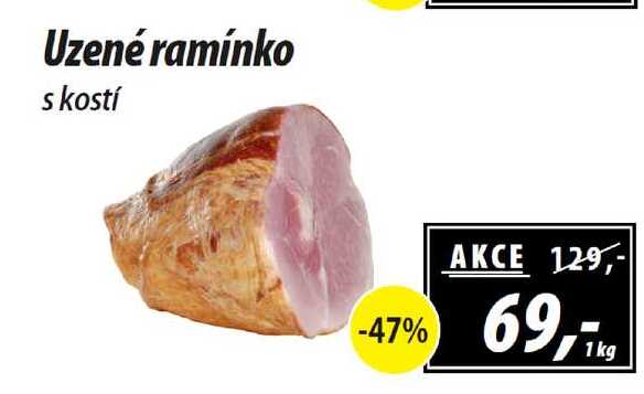 Uzené ramínko s kostí 1 kg