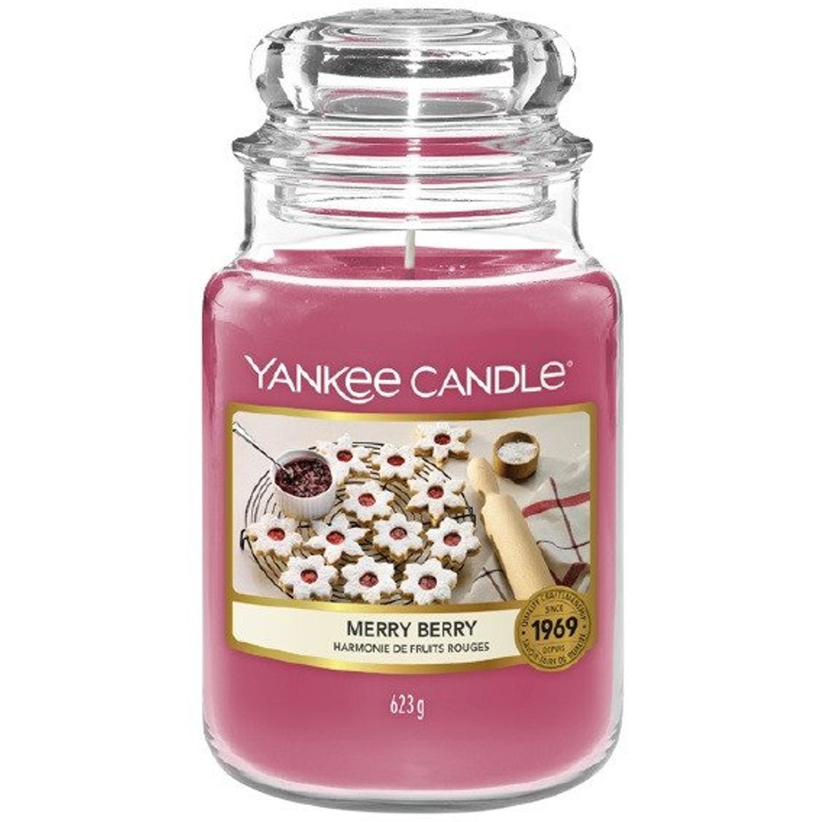 Yankee Candle Classic Merry Berry velká vonná svíčka
