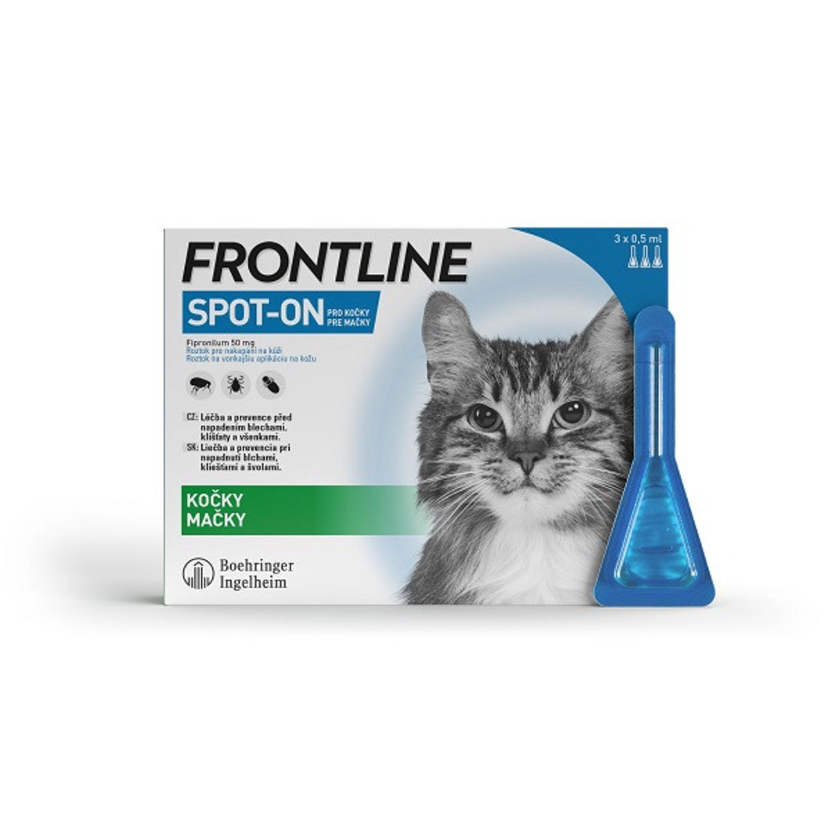 Frontline Spot On Cat pipeta 3x0.5ml