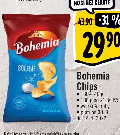   Bohemia Chips 130-140 g