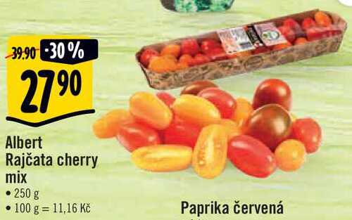 ARCHIV | Albert Rajčata cherry mix, 250 g v akci platné do: 12.4.2022 ...