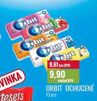Wrigley's Orbit žvýkačka 14g, vybrané druhy