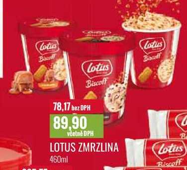 Lotus Biscoff ZMRZLINA 460ml