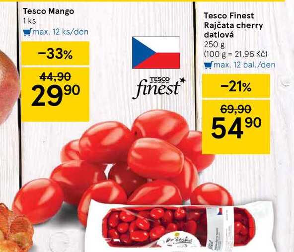 Rajčata cherry 250 g v akci | AkcniCeny.cz