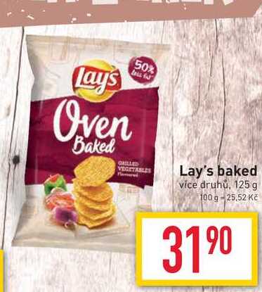 Lay's baked více druhu, 125 g 