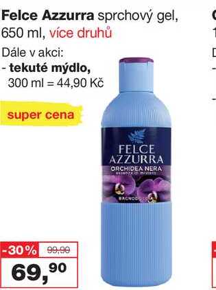 Felce Azzurra sprchový gel, 650 ml