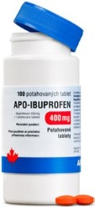 Apo-Ibuprofen 400 mg potahované tablety 100 potahovaných tablet