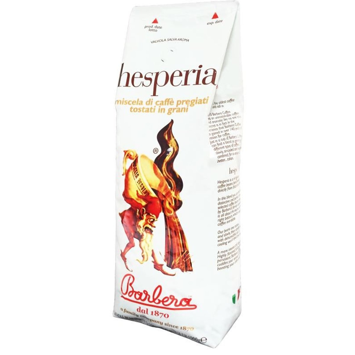 Barbera Hesperia zrnková káva