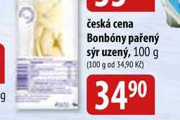 Česká cena Bonbóny pařený sýr uzený, 100 g