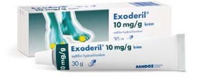 EXODERIL® 10 mg/g krém, 30 g