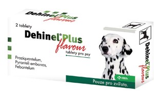 DEHINEL PLUS FLAVOUR tablety pro psy 2 tablety