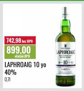 LAPHROAIG 10 yo 40% Whisky 0,7l