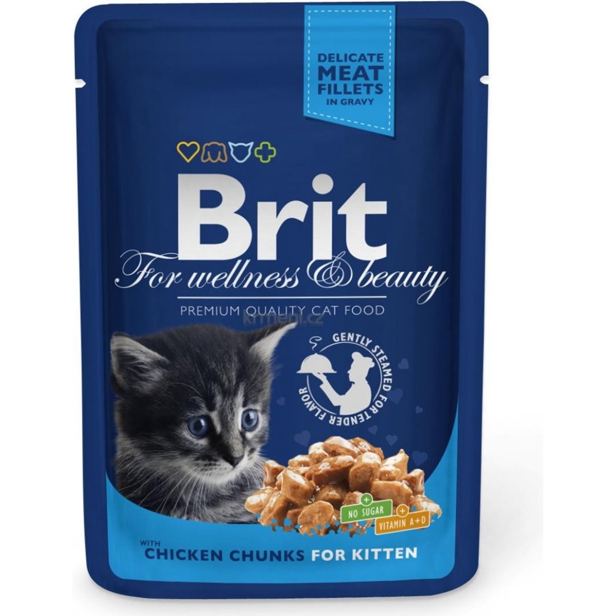 Brit Premium Cat Chicken Chunks kapsička pro koťata