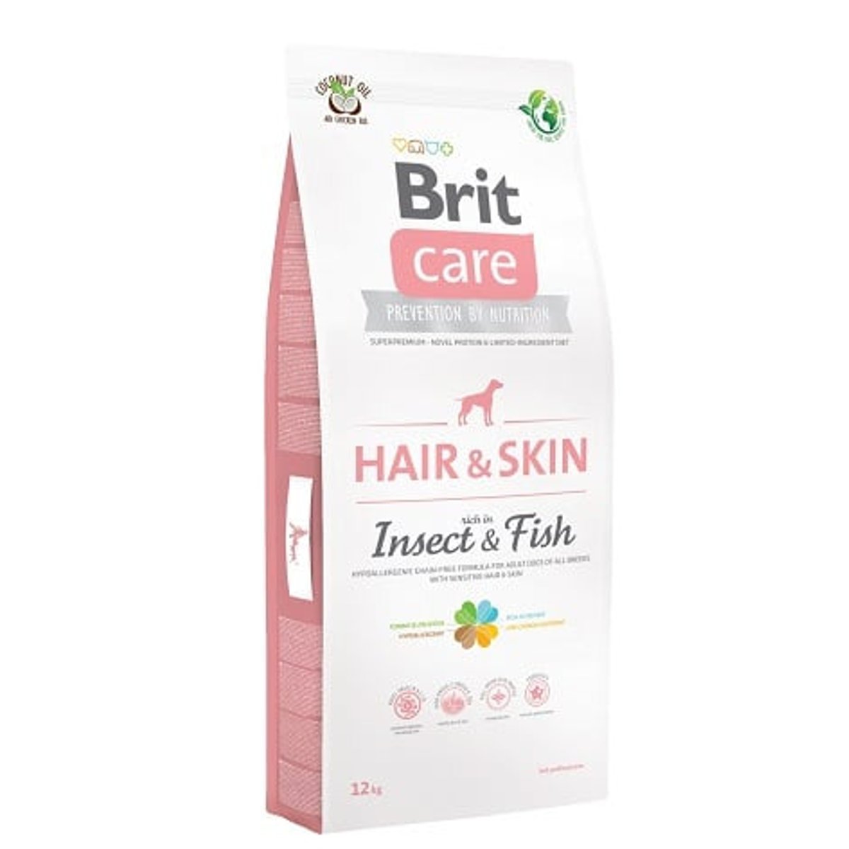 Brit Care Dog Hair & Skin Granulované krmivo pro psy – hmyz a ryba
