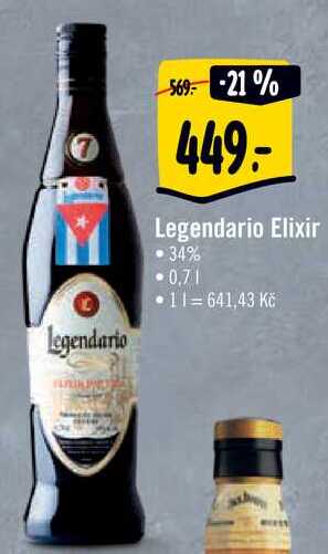 Legendario Elixir, 0,7 l